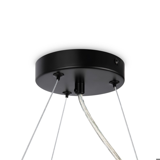 Maytoni dallas lampadario moderno sfere vetro fume'