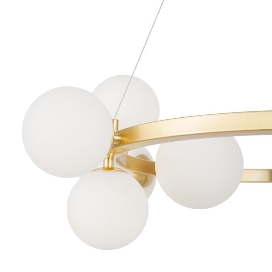 Maytoni dallas lampadario per camera da letto colore oro