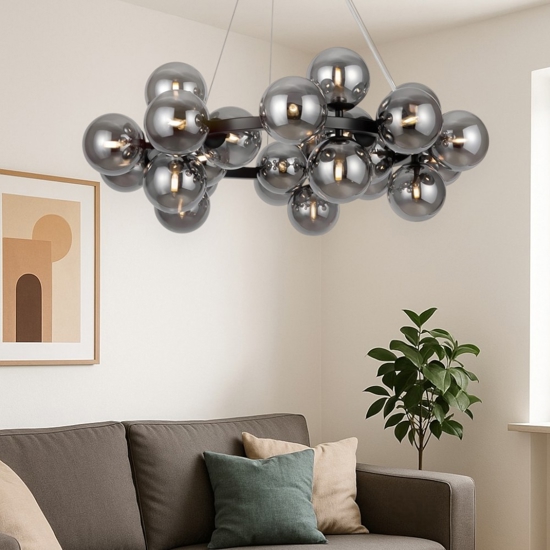 Maytoni dallas lampadario moderno per salotto 25 luci