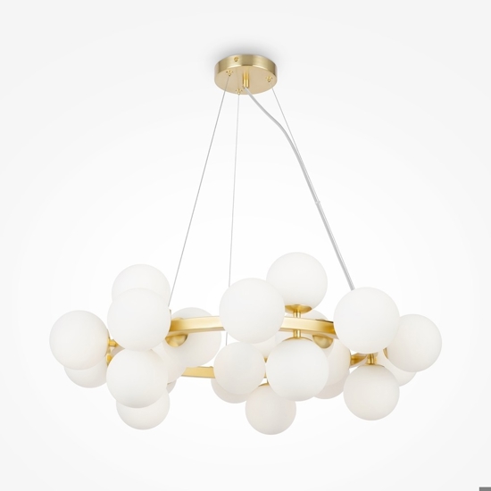 Maytoni dallas lampadario moderno colore oro in vetro