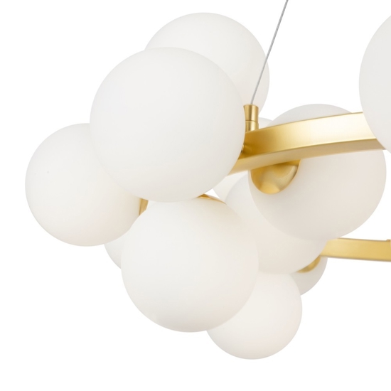 Maytoni dallas lampadario moderno colore oro in vetro