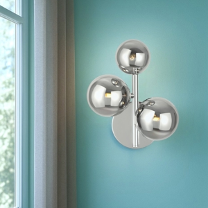 Maytoni dallas applique da parete moderno colore cromo