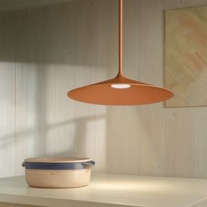 Poe linea light lampada a sospensione rame fp