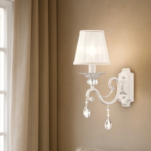 Maytoni grace applique da parete bianco con pendenti