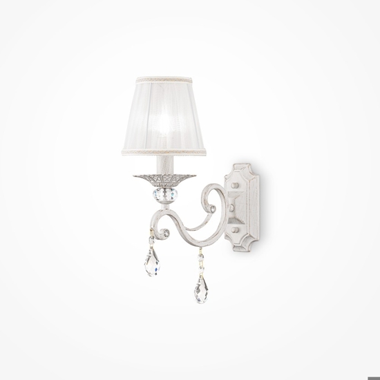 Maytoni grace applique da parete bianco con pendenti
