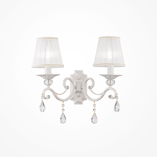 Maytoni grace applique da parete 2 luci effetto anticato