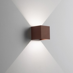 Isyluce applique 6w cubo corten 3000k per esterno