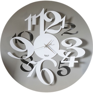 Orologio da muro design moderno sabbia bianco