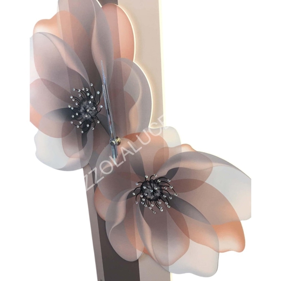 Orologio verticale da parete fiori nocciola bongelli preziosi