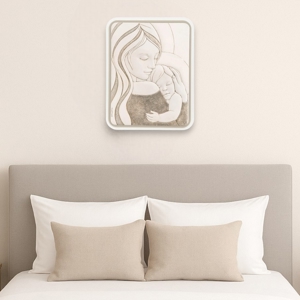 Capezzale maternita moderna nocciola 45x58 bongelli preziosi