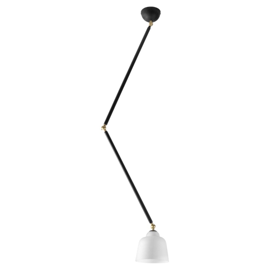 Sforzin miloox neoretro lampadario moderno nero fp