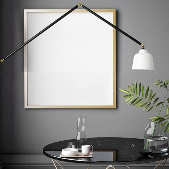 Sforzin miloox neoretro lampadario moderno nero fp