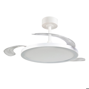 Plafoniera con ventilatore design moderno led dc motor inverter