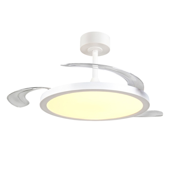 Plafoniera con ventilatore design moderno led dc motor inverter