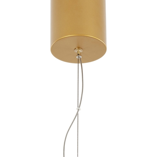 Lampadario sfera sole 80 cm oro led 21w 3000k moderno