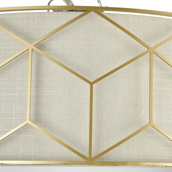 Maytoni messina plafoniera moderna circolare colore oro