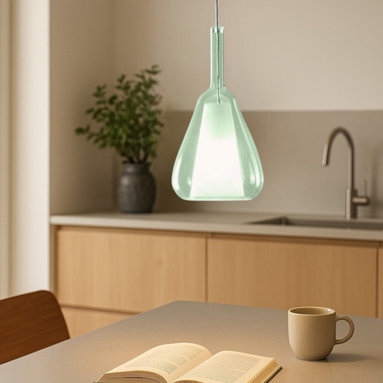 Gea luce lampada a sospensione per cucina colore verde