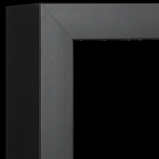 Quadro astratto 100x100 cm cornice legno nero per salotto
