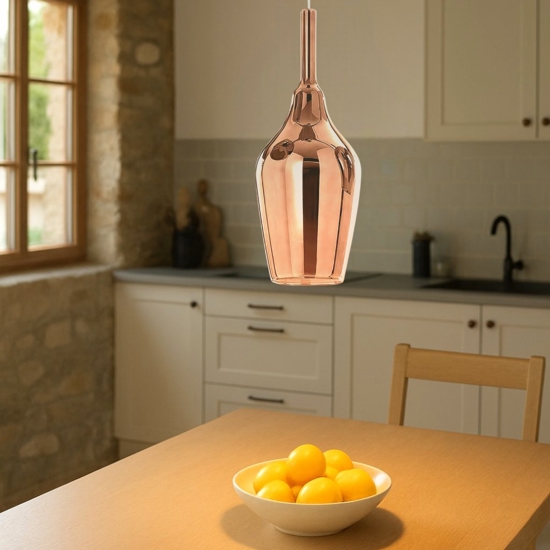 Gea luce ofelia lampada a sospensione per cucina design moderno