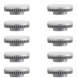 Confezione 10 pz lampadina gx53 9w 3000k dimmerabile ideal lux