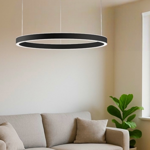 Gea luce criseide lampadario moderno led 100w 3000k per salotto