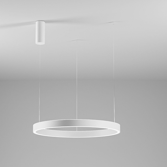 Gea luce criseide lampadario cucina led 80w 3000k bianco rotondo