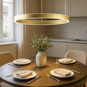 Gea luce criseide lampadario led 80w 3000k per tavolo cucina