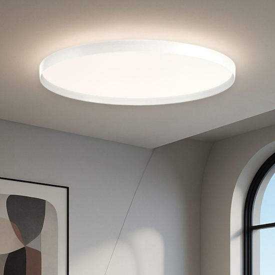 Gea luce acelia plafoniera moderna led 50w da 3000k a 4000k per salotto