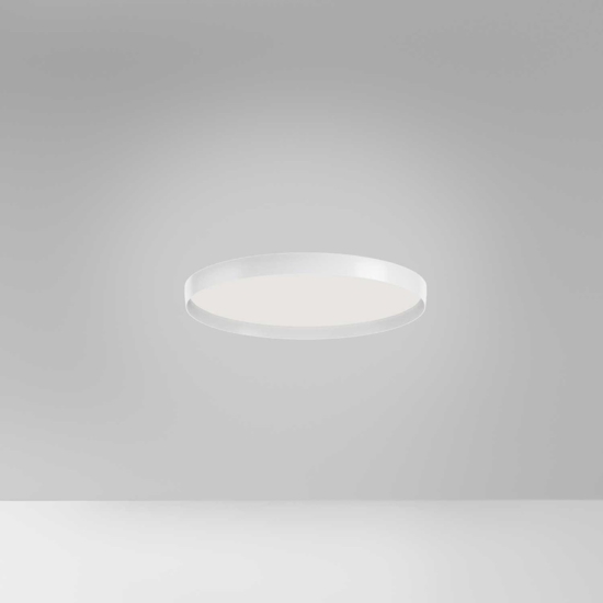 Gea luce acelia plafoniera moderna led 30w da 3000k a 4000k tonda