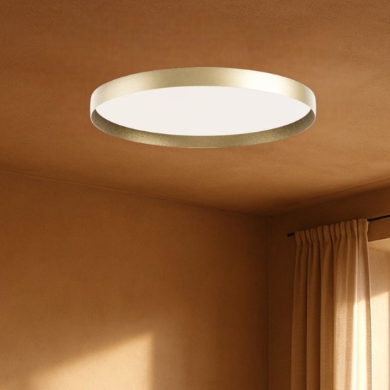 Gea luce acelia plafoniera moderna led 30w da 3000k a 4000k circolare