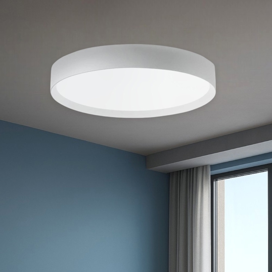 Gea luce ava plafoniera moderna led 60w da 3000k a 4000k circolare