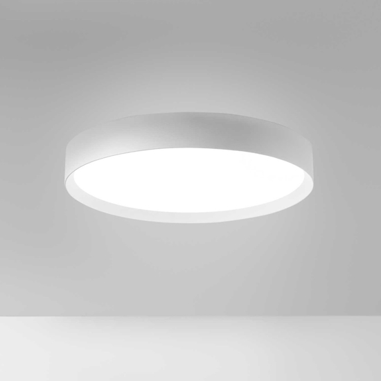 Gea luce ava plafoniera moderna led 60w da 3000k a 4000k circolare