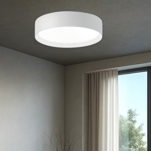 Gea luce ava plafoniera moderna led 30w da 3000k a 4000k bianca