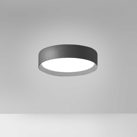 Gea luce ava plafoniera moderna led 30w da 3000k a 4000k per soggiorno