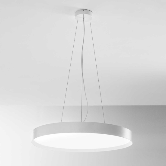Gea luce ava lampadario moderno led 92w da 3000k a 4000k bianco