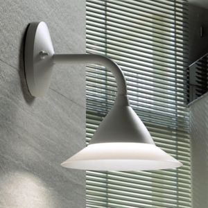Applique grigio per esterni moderna 20w 4000k fp personalizzazione