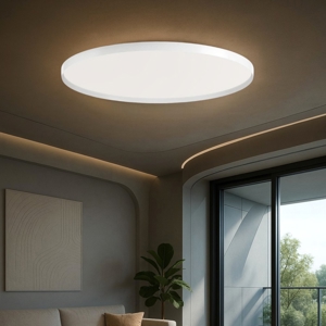 Gea luce acelia plafoniera moderna led 76w da 3000k a 4000k per salotto