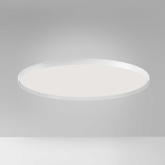Gea luce acelia plafoniera moderna led 76w da 3000k a 4000k per salotto