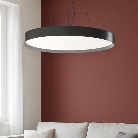 Gea luce ava lampadario moderno led 92w da 3000k a 4000k per salotto