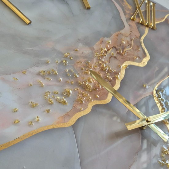 Grande orologio 100cm da parete cipro di resina moderno particolare