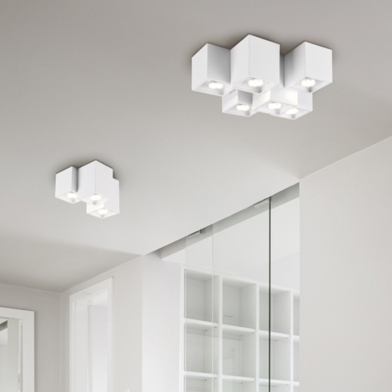 Plafoniera da soffitto plafoniera cubi moderna 3 luci