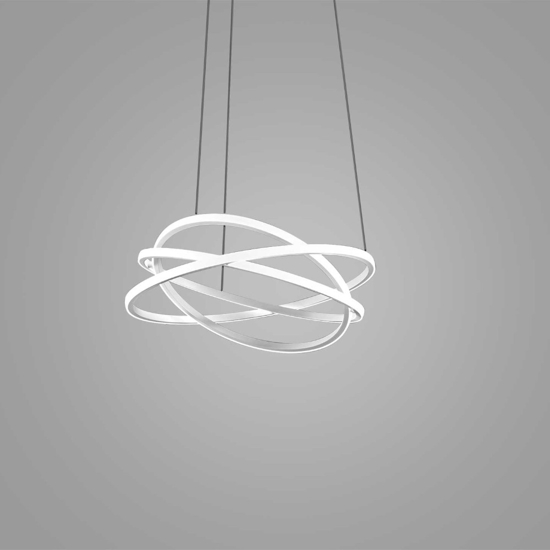 Gea luce atia lampadario cucina led 80w 3000k design moderno