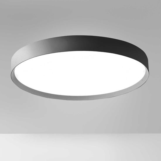 Gea luce plafoniera moderna led 80w da 3000k a 4000k tonda