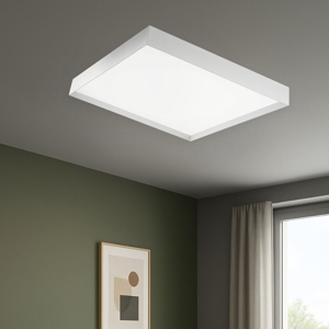 Gea luce aoi plafoniera moderna led 80w da 3000k a 4000k minimal