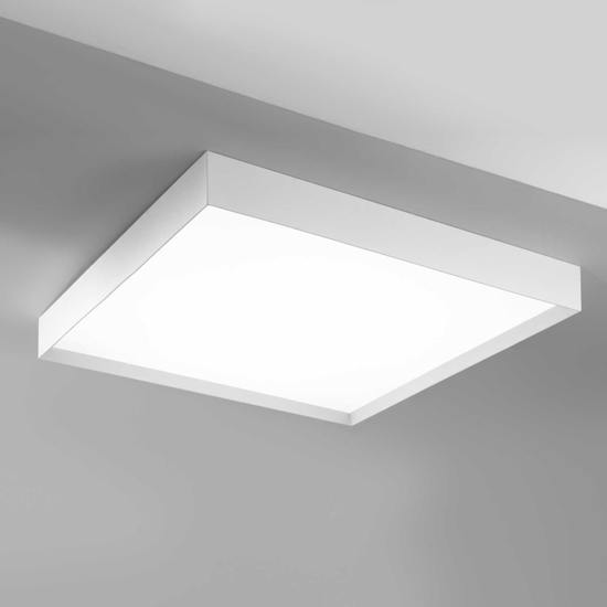 Gea luce aoi plafoniera moderna led 80w da 3000k a 4000k minimal