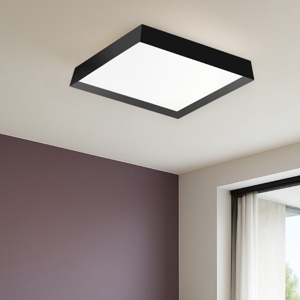 Gea luce aoi plafoniera moderna led 60w da 3000k a 4000k per salotto