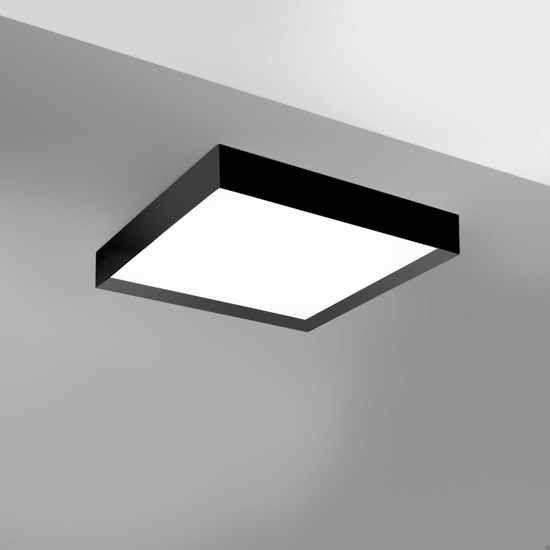Gea luce aoi plafoniera moderna led 60w da 3000k a 4000k per salotto