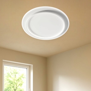 Gea luce dharma plafoniera moderna led 65w 3000k tonda per salotto