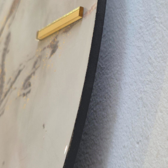 Grande orologio floreale 80cm da parete moderno per salotto