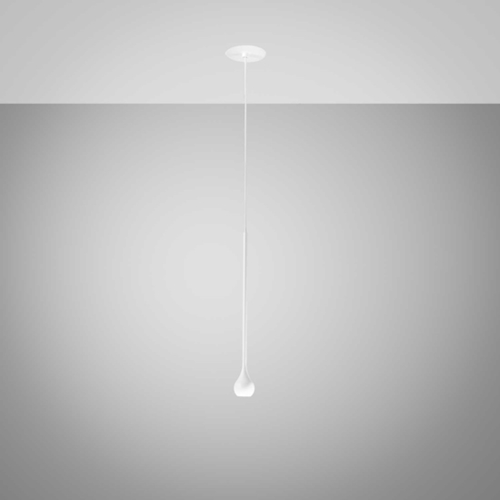 Gea luce ursula lampada a sospensione led 5w 3000k per comodino minimal